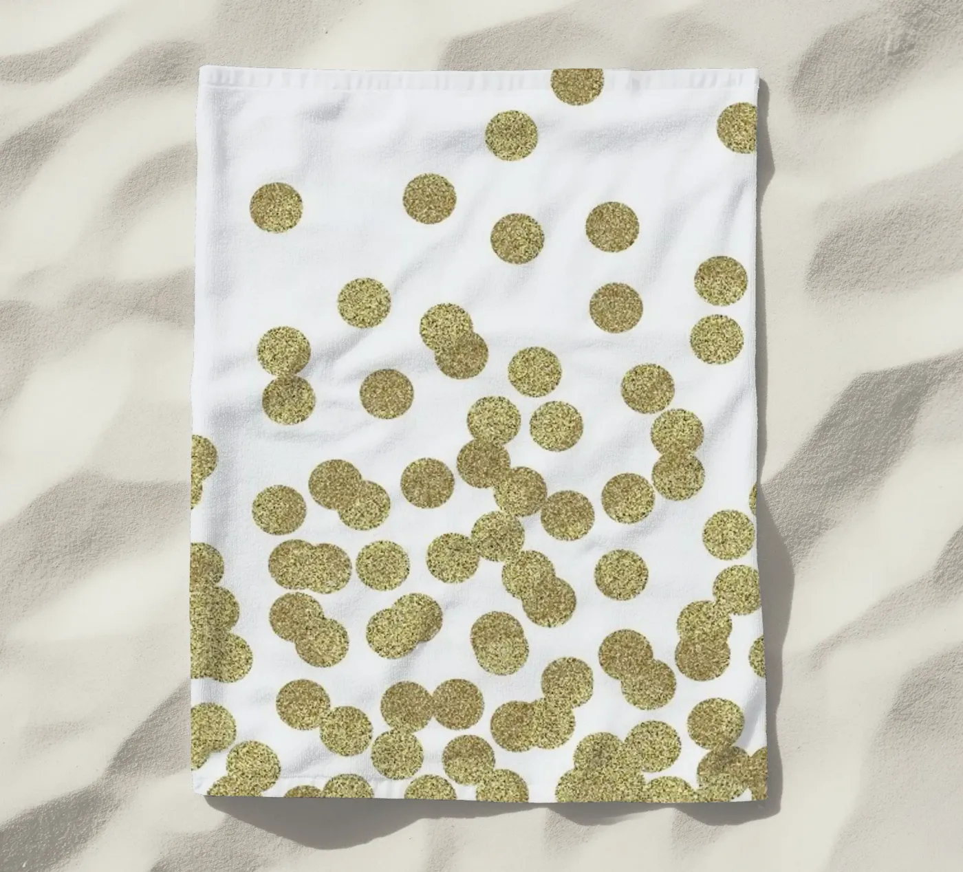 Gold Glitter telo mare da Charlotte Winter