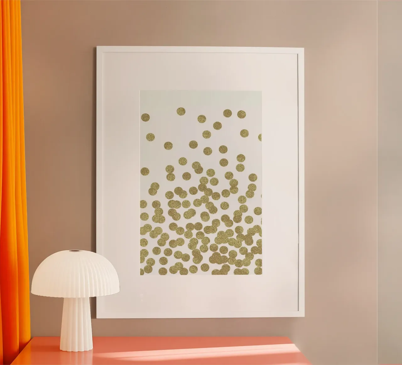 Gold Glitter poster da Charlotte Winter