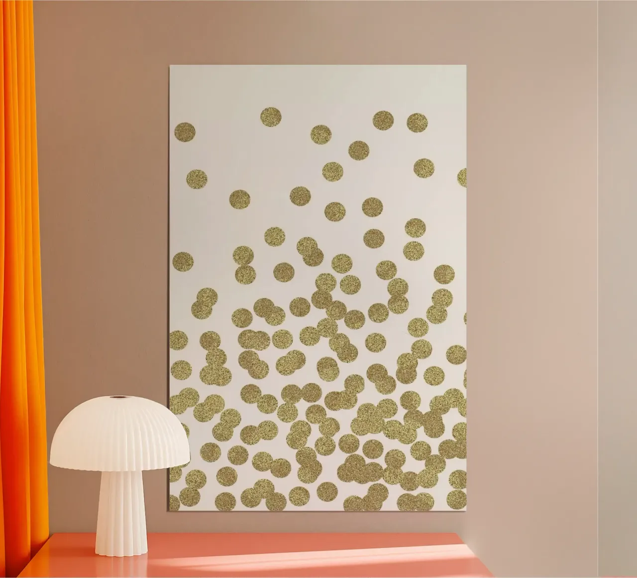 Gold Glitter poster da Charlotte Winter