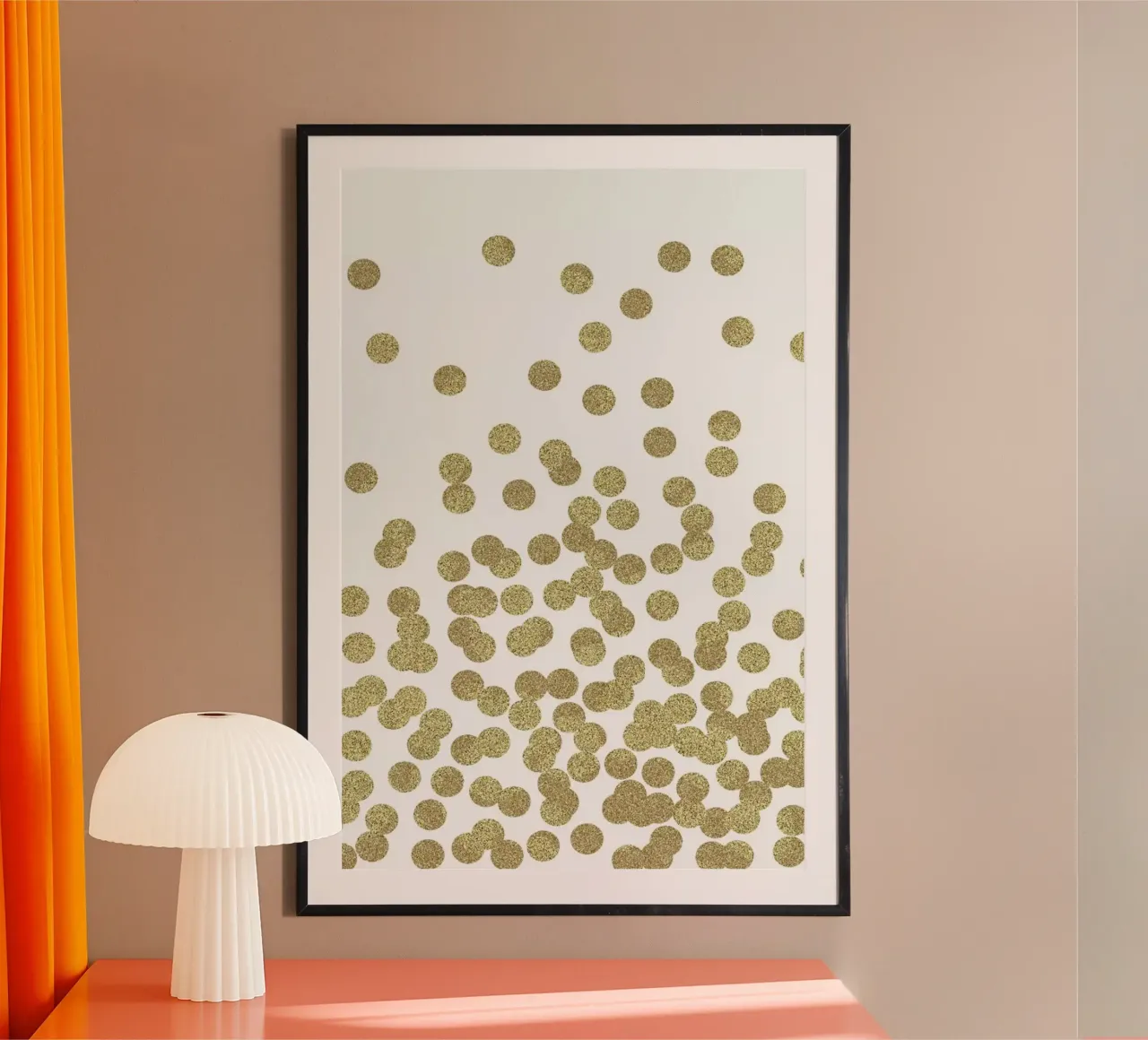 Gold Glitter poster da Charlotte Winter