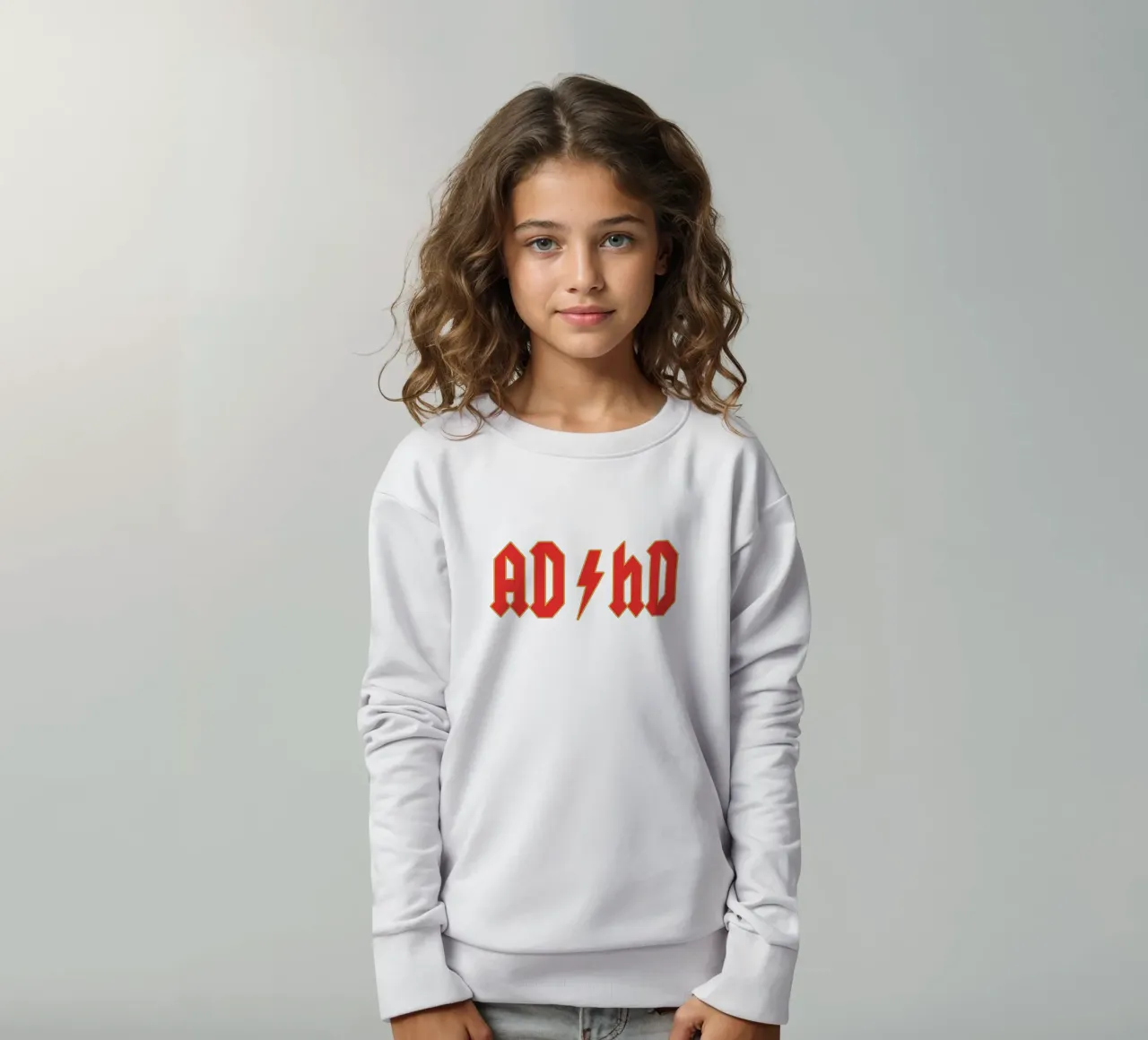 ADHD funny design kids sweatshirt by theganduls
