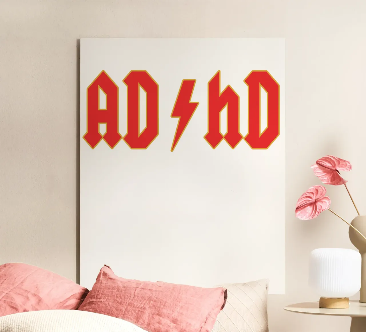 ADHD funny design alu-dibond by theganduls