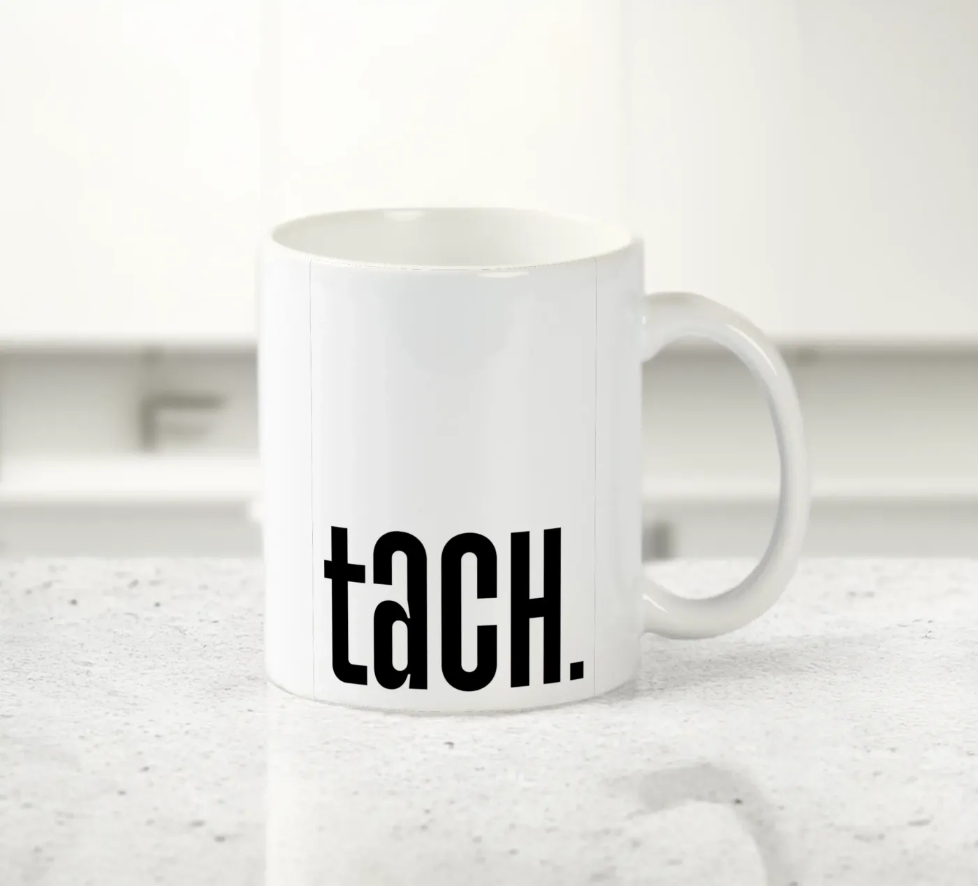 Tach ceramic mug by BAINAI QUOTES