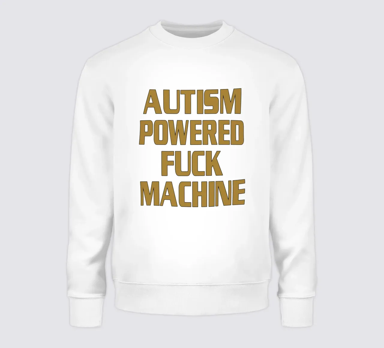 Autismo Powered Machine Funny Design sudadera de theganduls