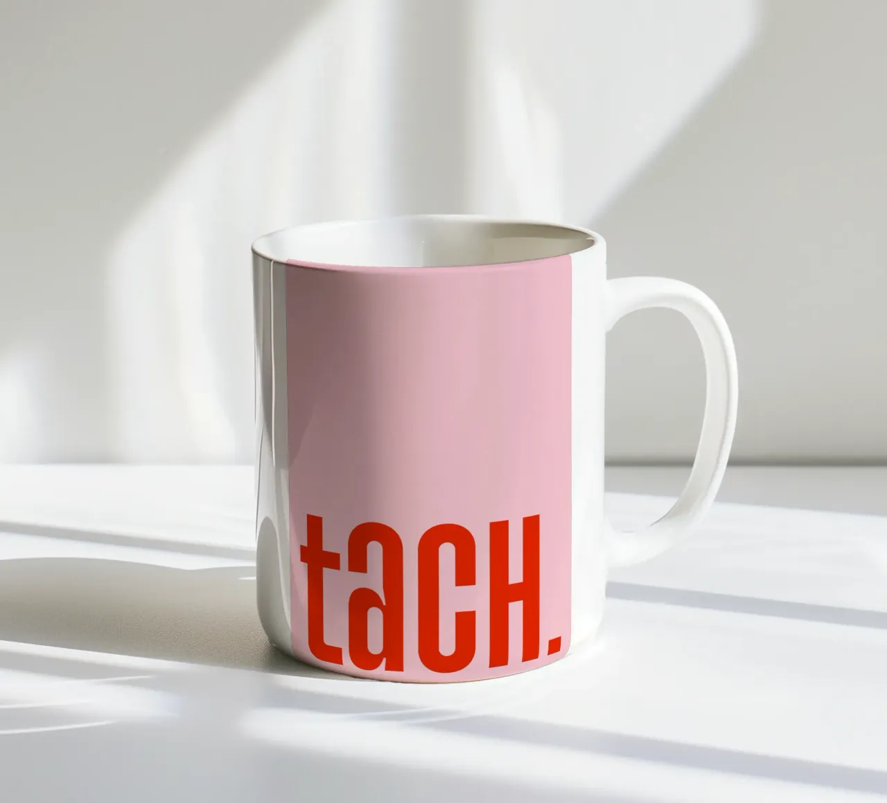 Tach rosarot tazza in ceramica da BAINAI QUOTES