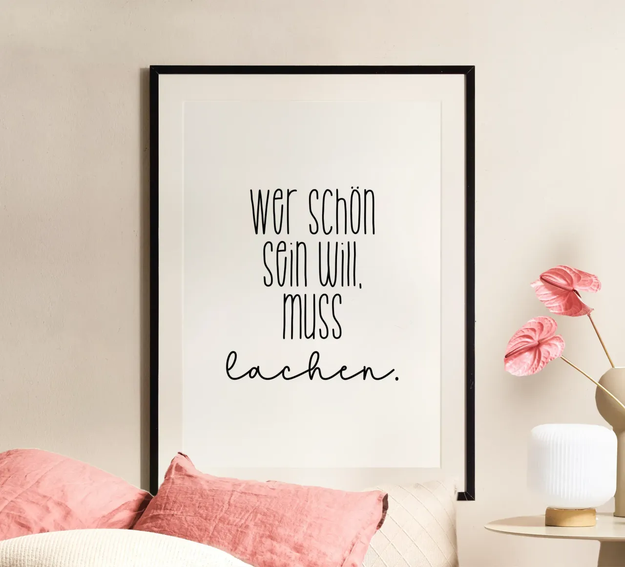 Wer schön sein will poster de BAINAI QUOTES