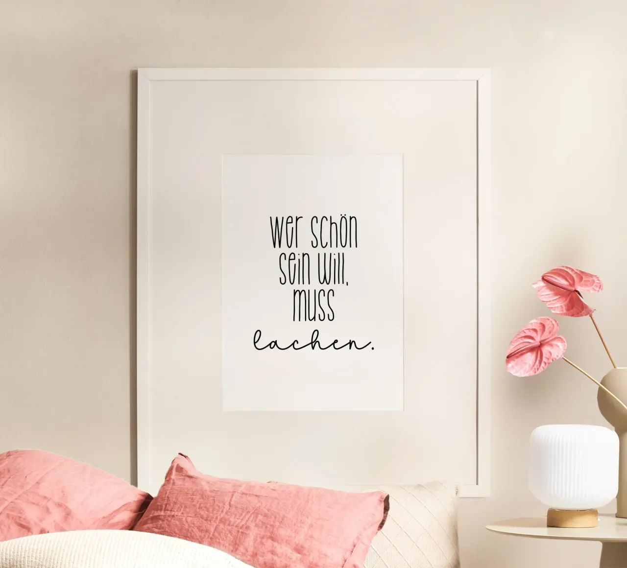 Wer schön sein will poster de BAINAI QUOTES