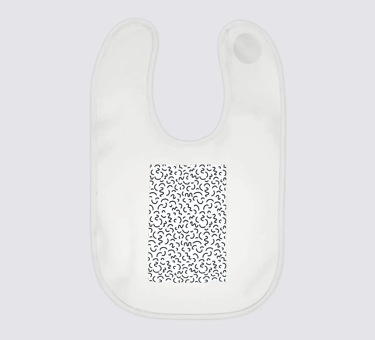 Memphis Squiggle bavaglino da Charlotte Winter