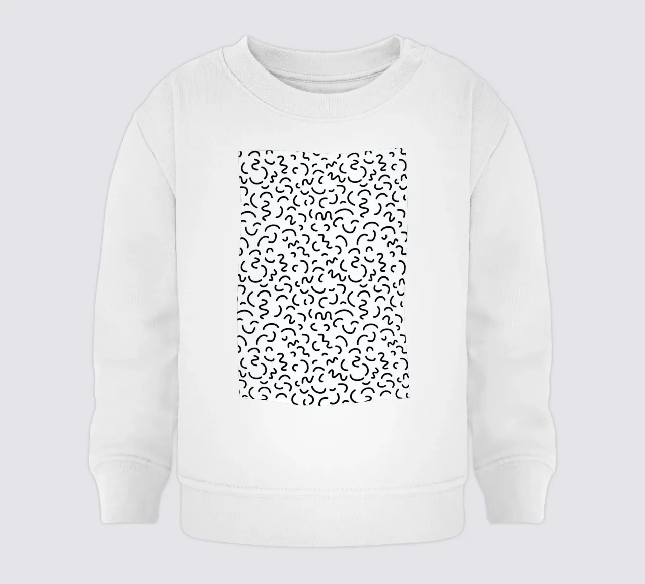 Memphis Squiggle felpa neonato da Charlotte Winter