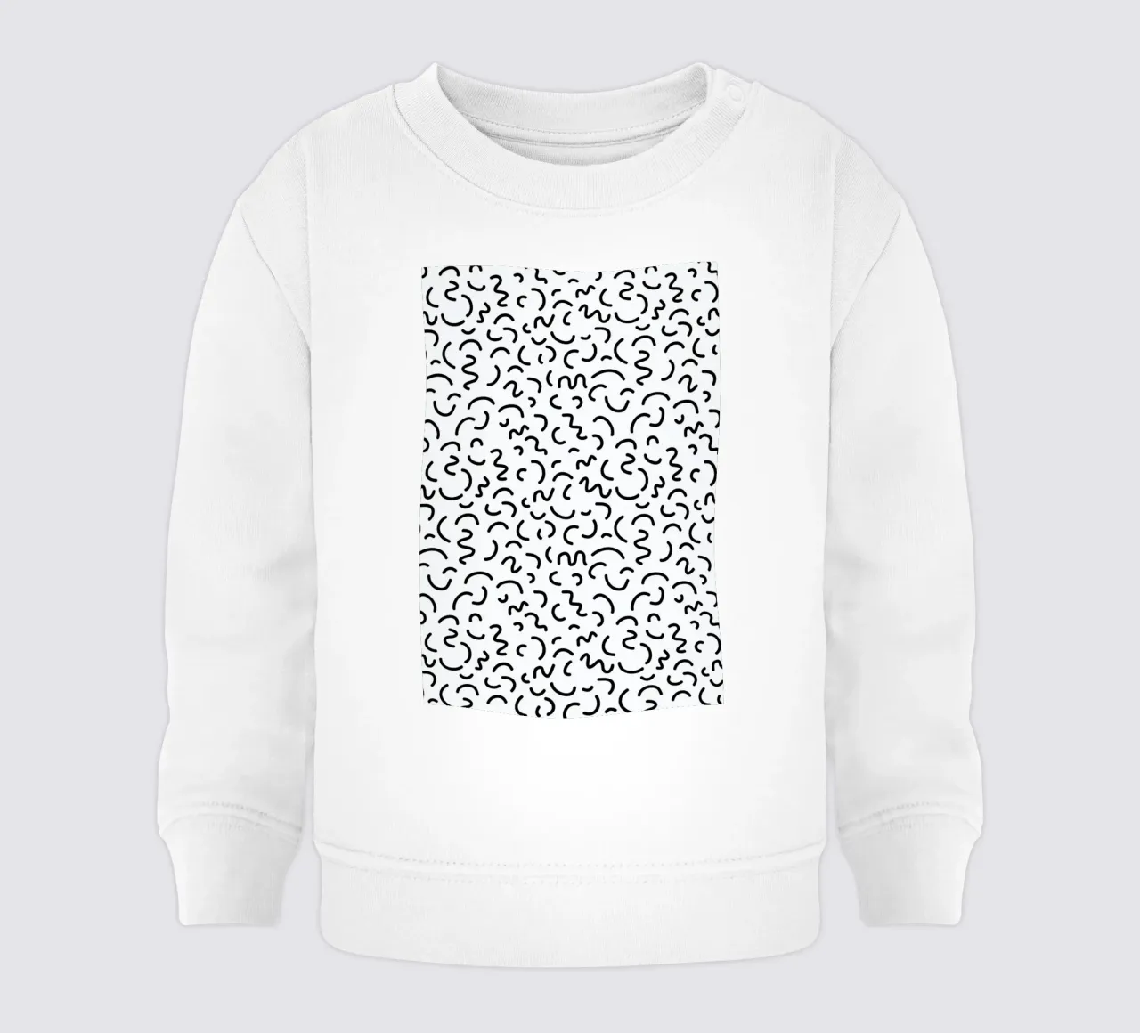 Memphis Squiggle felpa neonato da Charlotte Winter