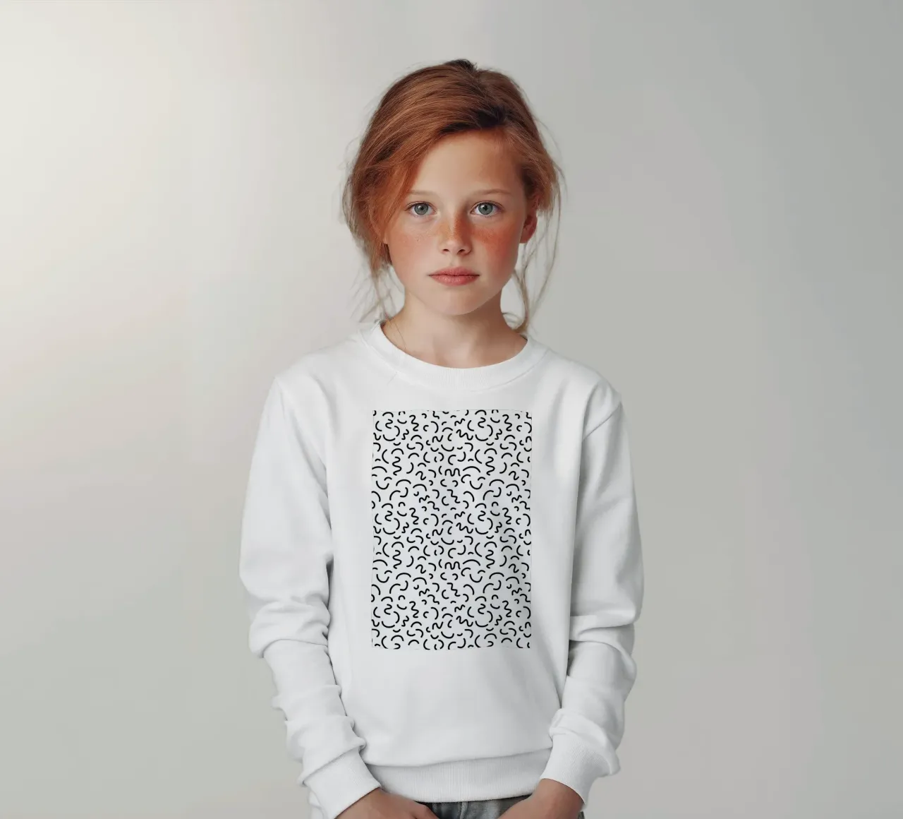 Memphis Squiggle felpa bambino da Charlotte Winter