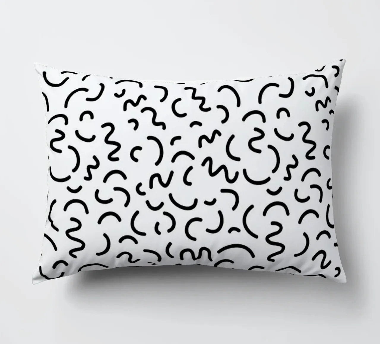 Memphis Squiggle cuscino da Charlotte Winter