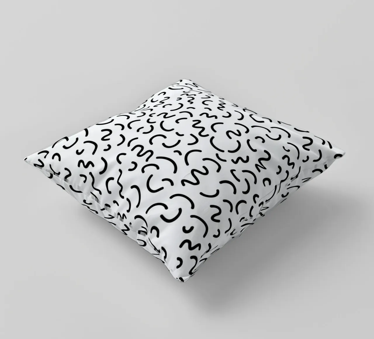 Memphis Squiggle cuscino da Charlotte Winter