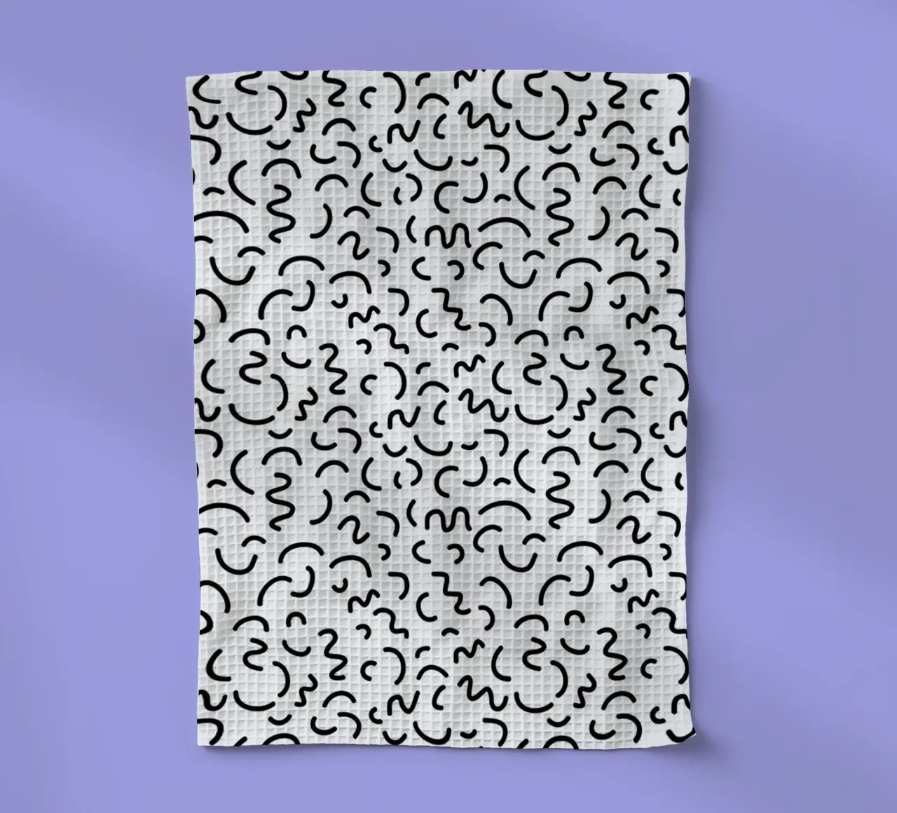 Memphis Squiggle canovaccio da cucina da Charlotte Winter