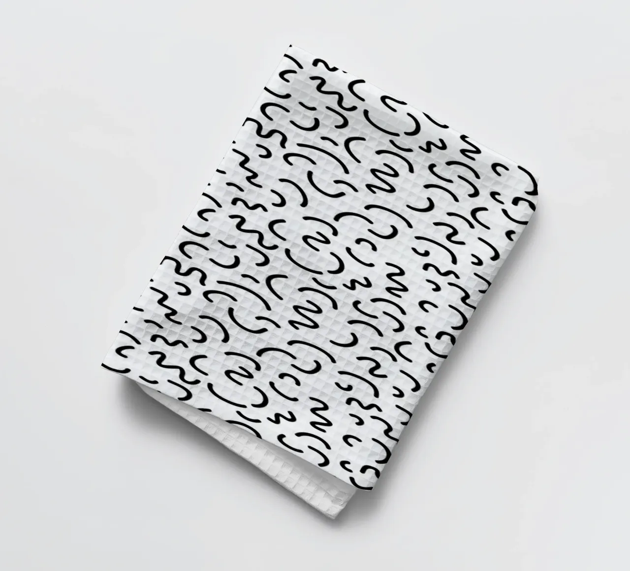 Memphis Squiggle canovaccio da cucina da Charlotte Winter