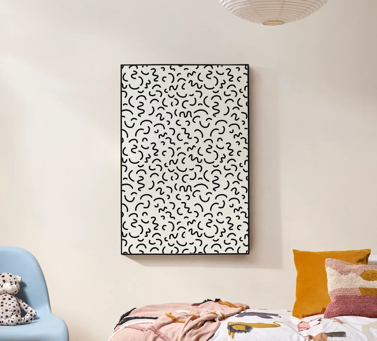 Memphis Squiggle plexiglass da Charlotte Winter