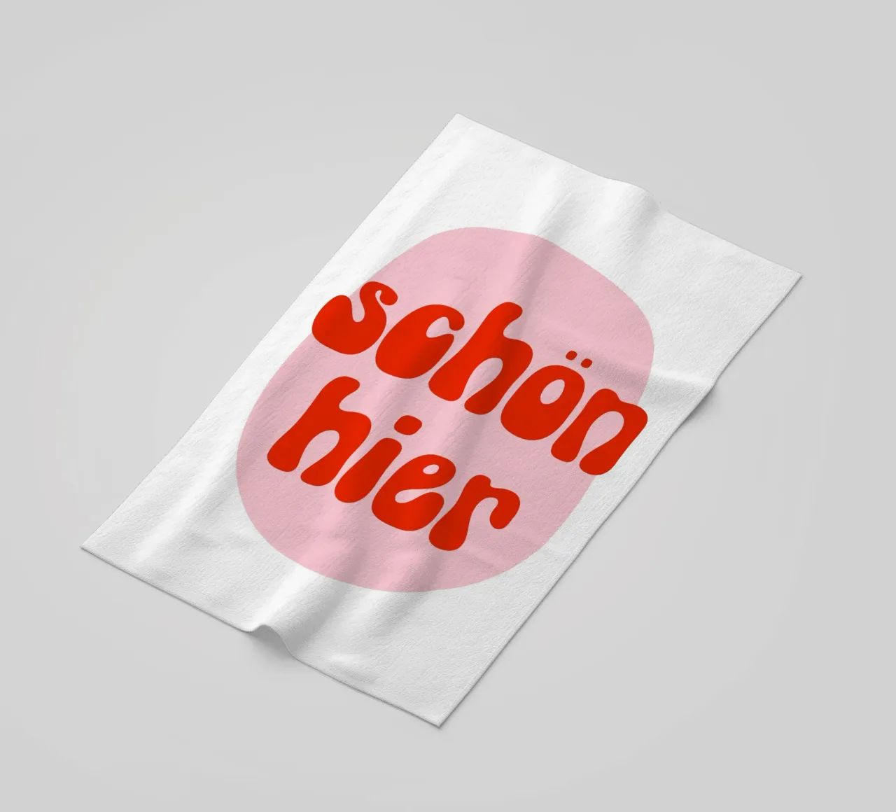 Schön hier retro telo mare da BAINAI QUOTES
