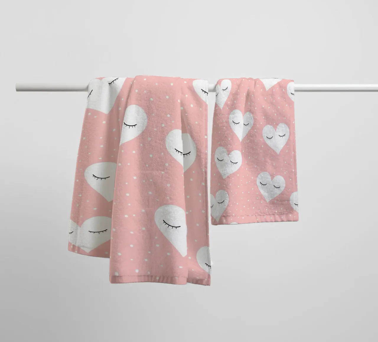 Herz Muster asciugamano da bagno da BAINAI KIDS