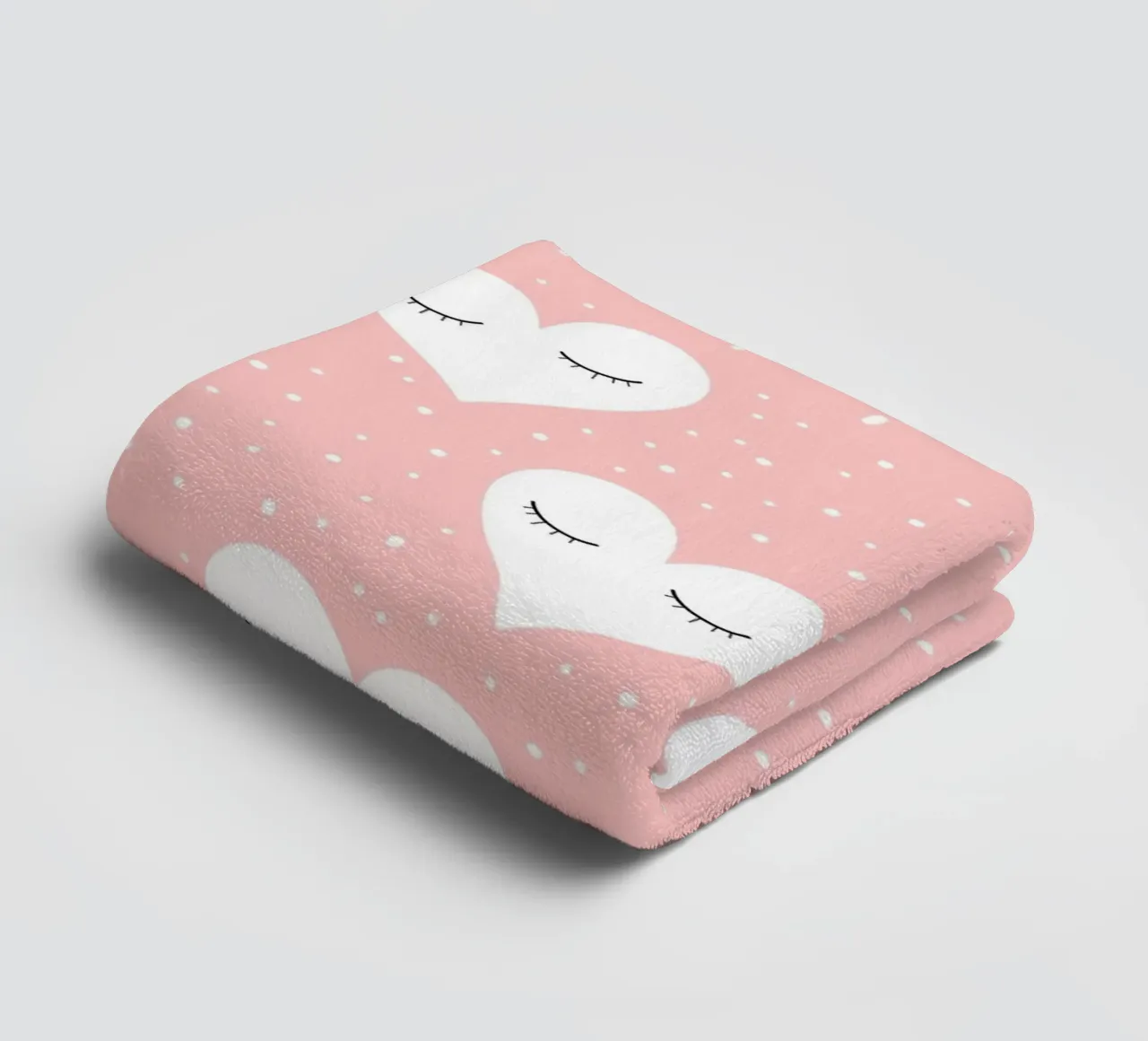 Herz Muster asciugamano da bagno da BAINAI KIDS