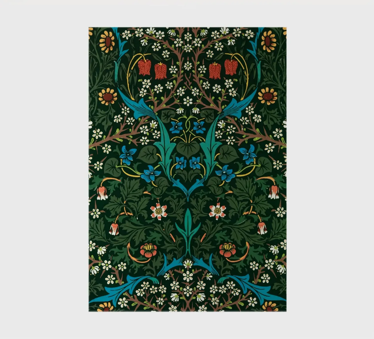 William Morris - Blackthorn Pattern, 1892 notebook by William Store
