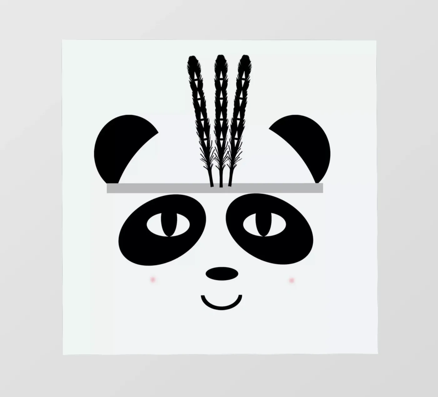 Panda telo in pvc da Charlotte Winter