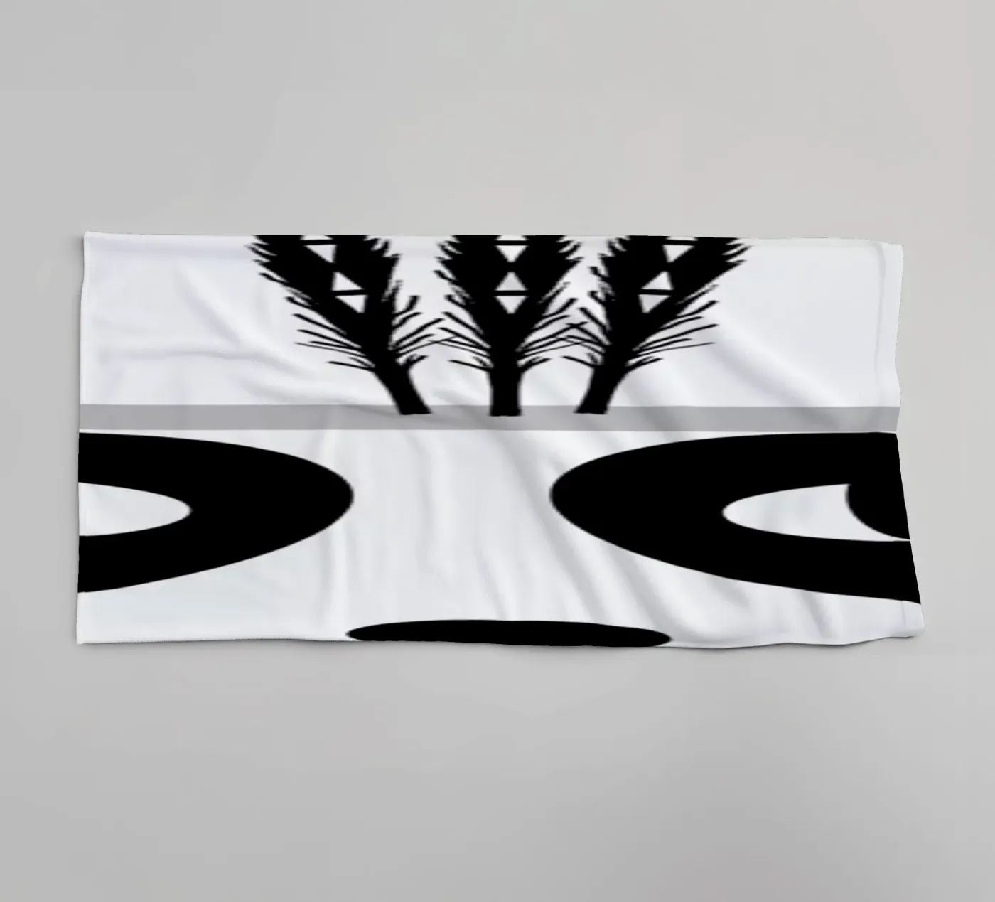 Panda badhanddoek van Charlotte Winter