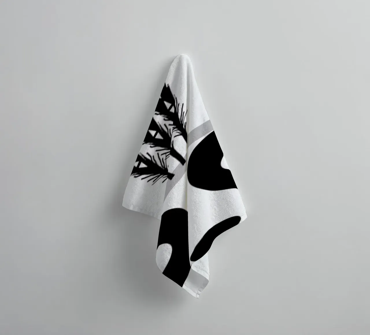 Panda asciugamano da bagno da Charlotte Winter