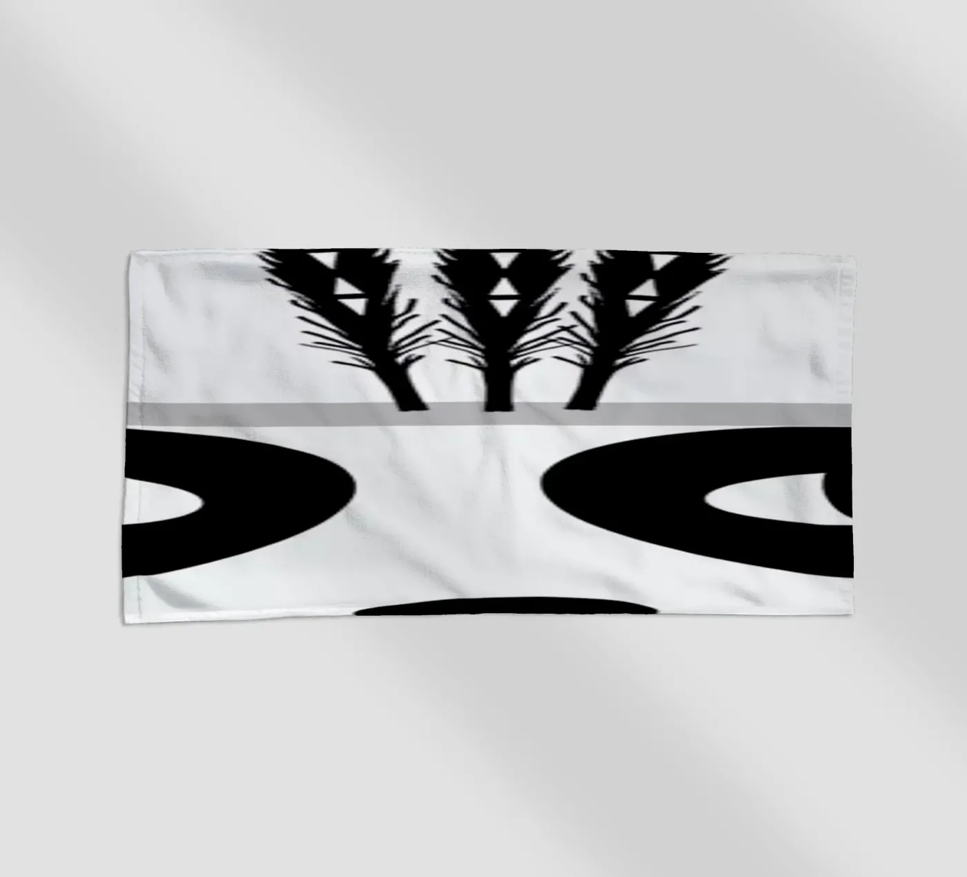 Panda strandhanddoek van Charlotte Winter