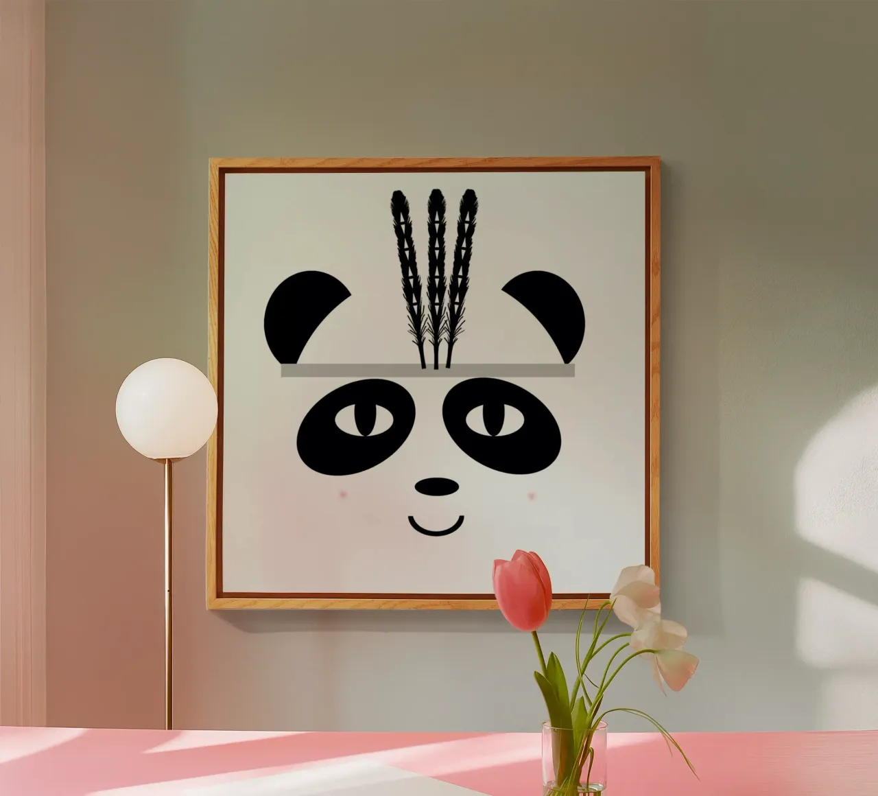 Panda plexiglass da Charlotte Winter