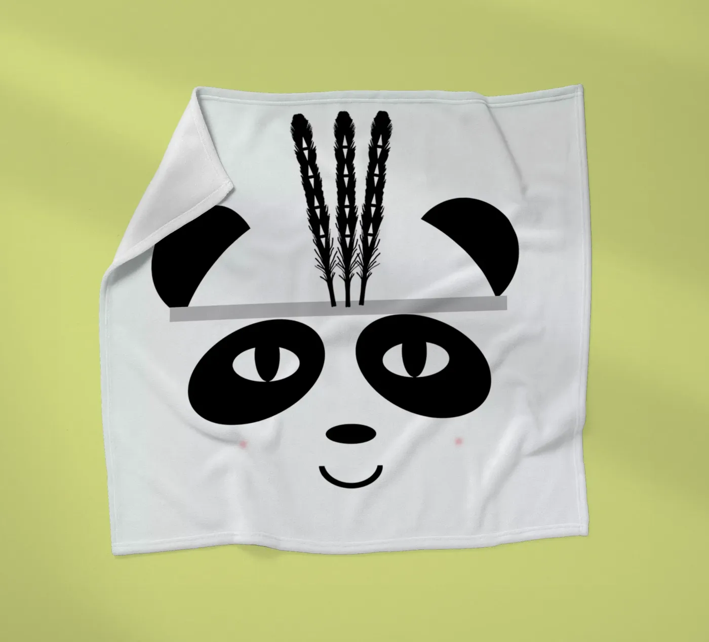 Panda coperta in pile da Charlotte Winter