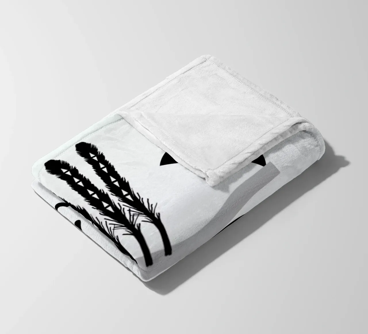 Panda Fleecedecke von Charlotte Winter