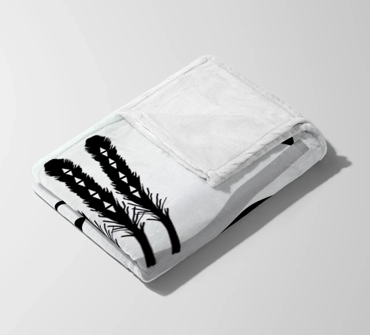 Panda Fleecedecke von Charlotte Winter