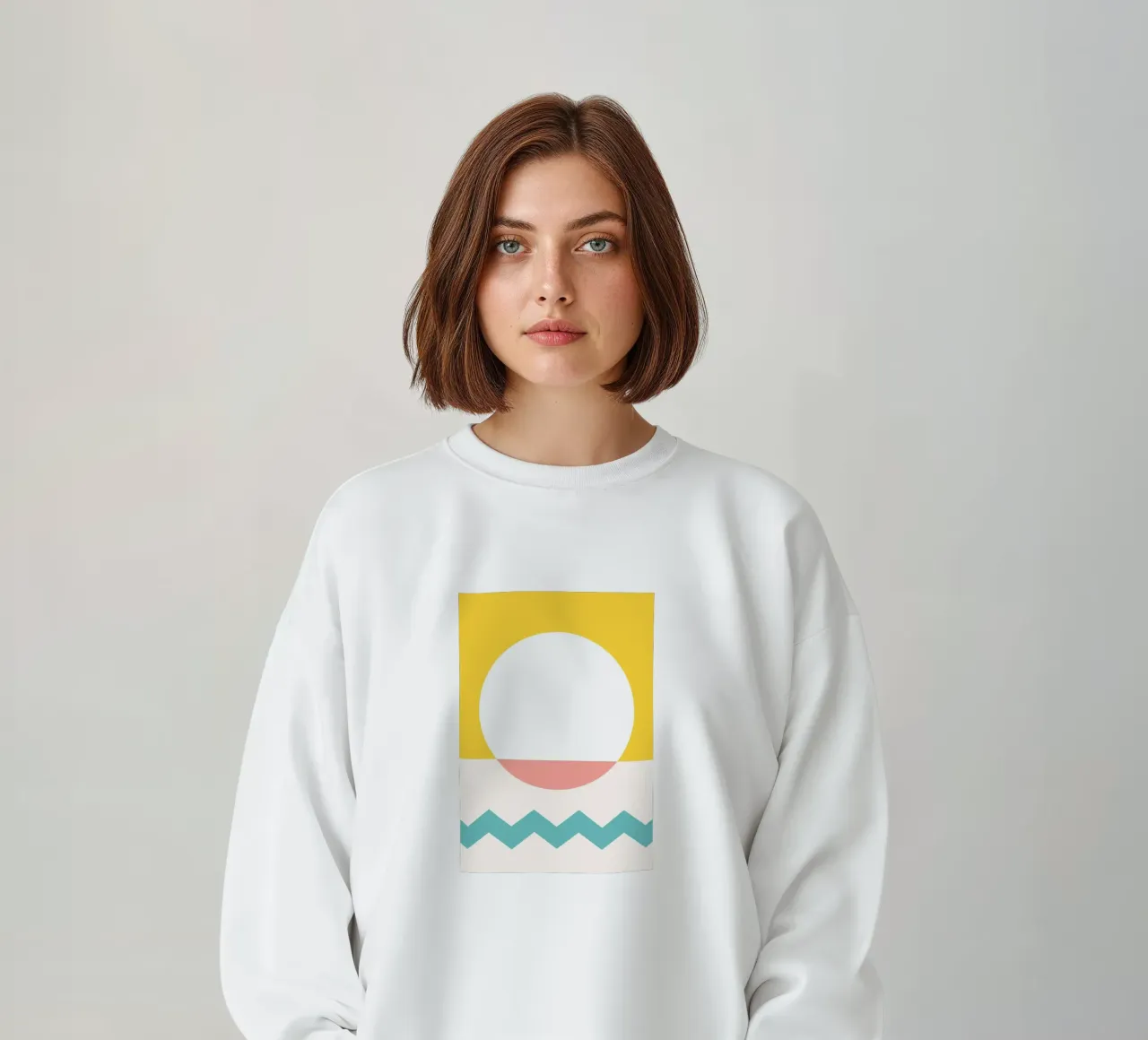 Mid Century beach felpa da BAINAI