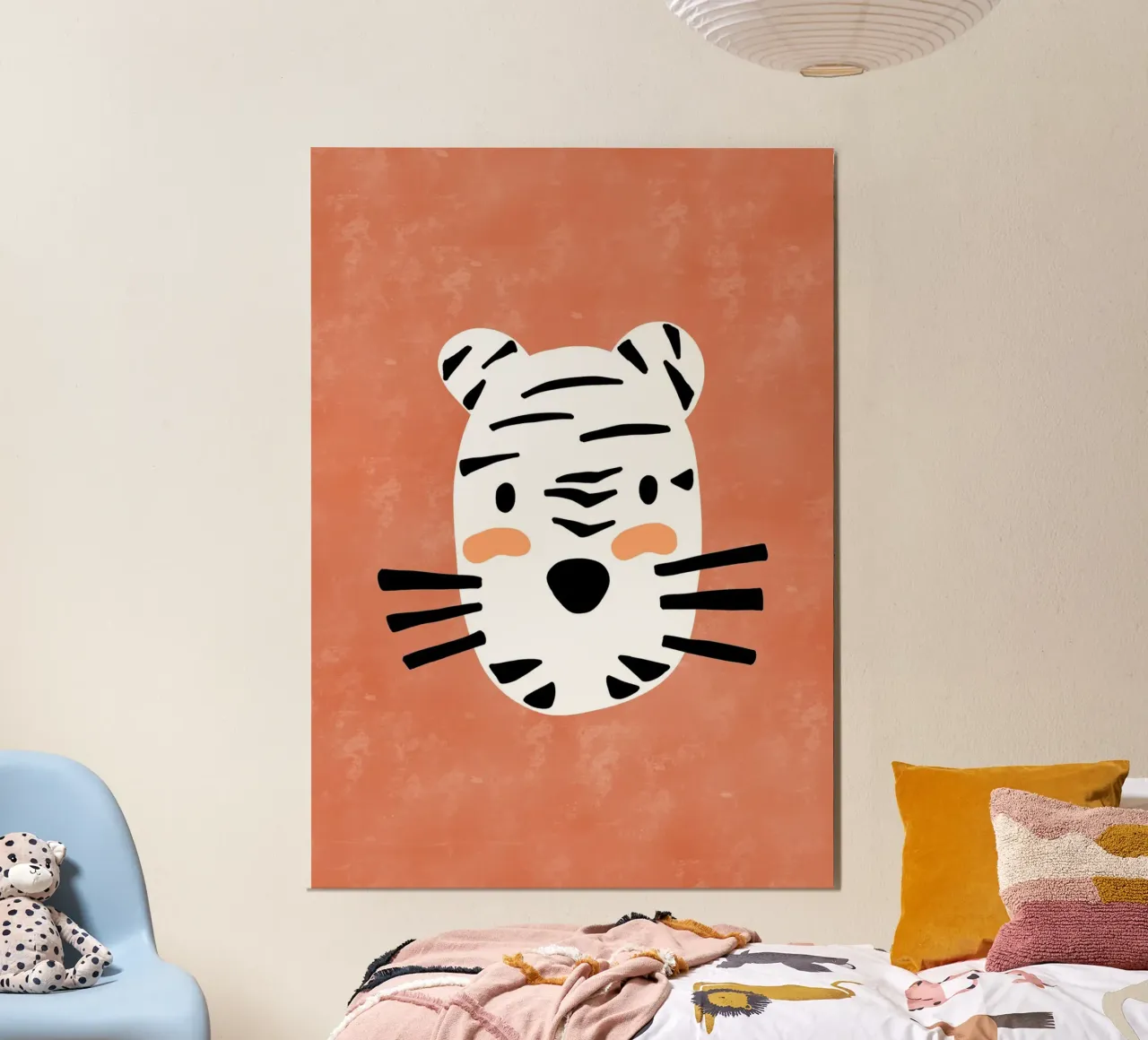 Kleiner Tiger poster con telaio in plastica da BAINAI KIDS