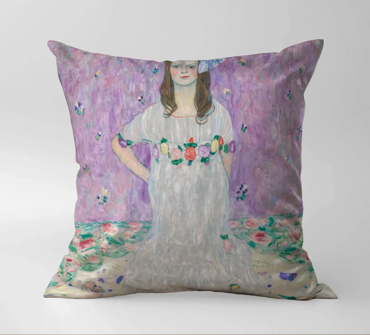 Ritratto Mäda Primavesi, Gustav Klimt cuscino da Carinaprint