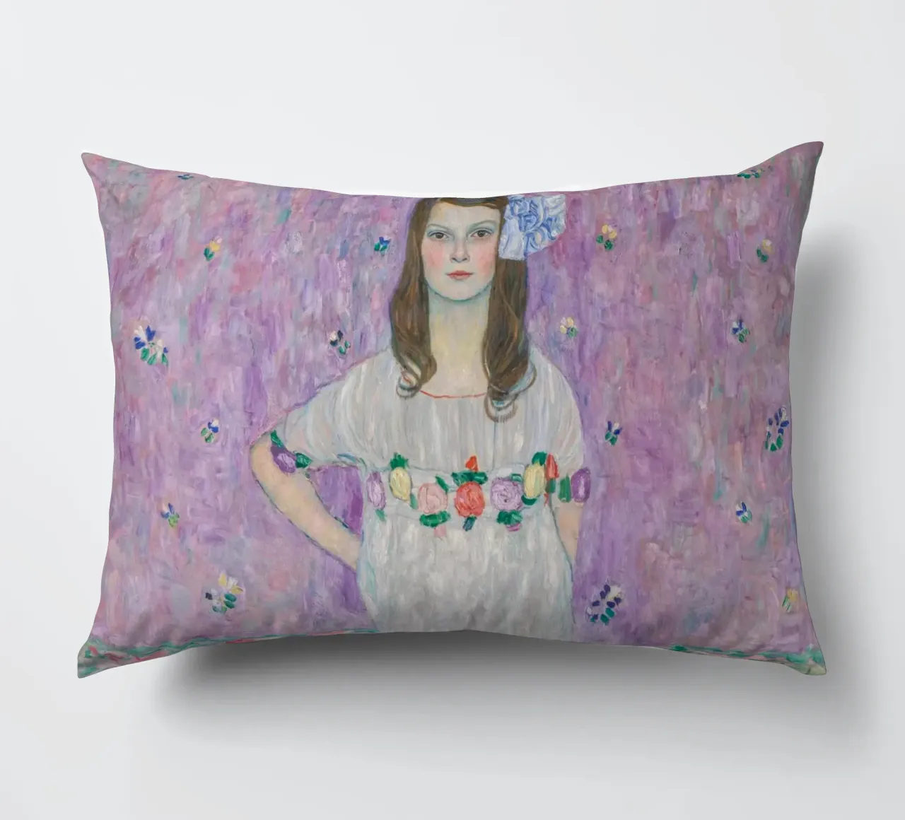 Ritratto Mäda Primavesi, Gustav Klimt cuscino da Carinaprint