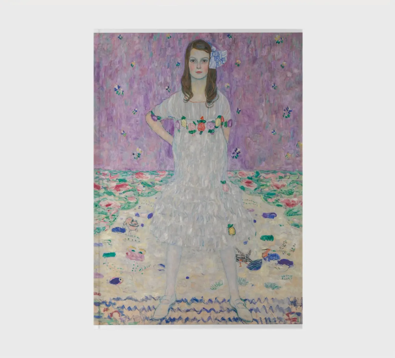 Portrait Mäda Primavesi, Gustav Klimt notebook by Carinaprint