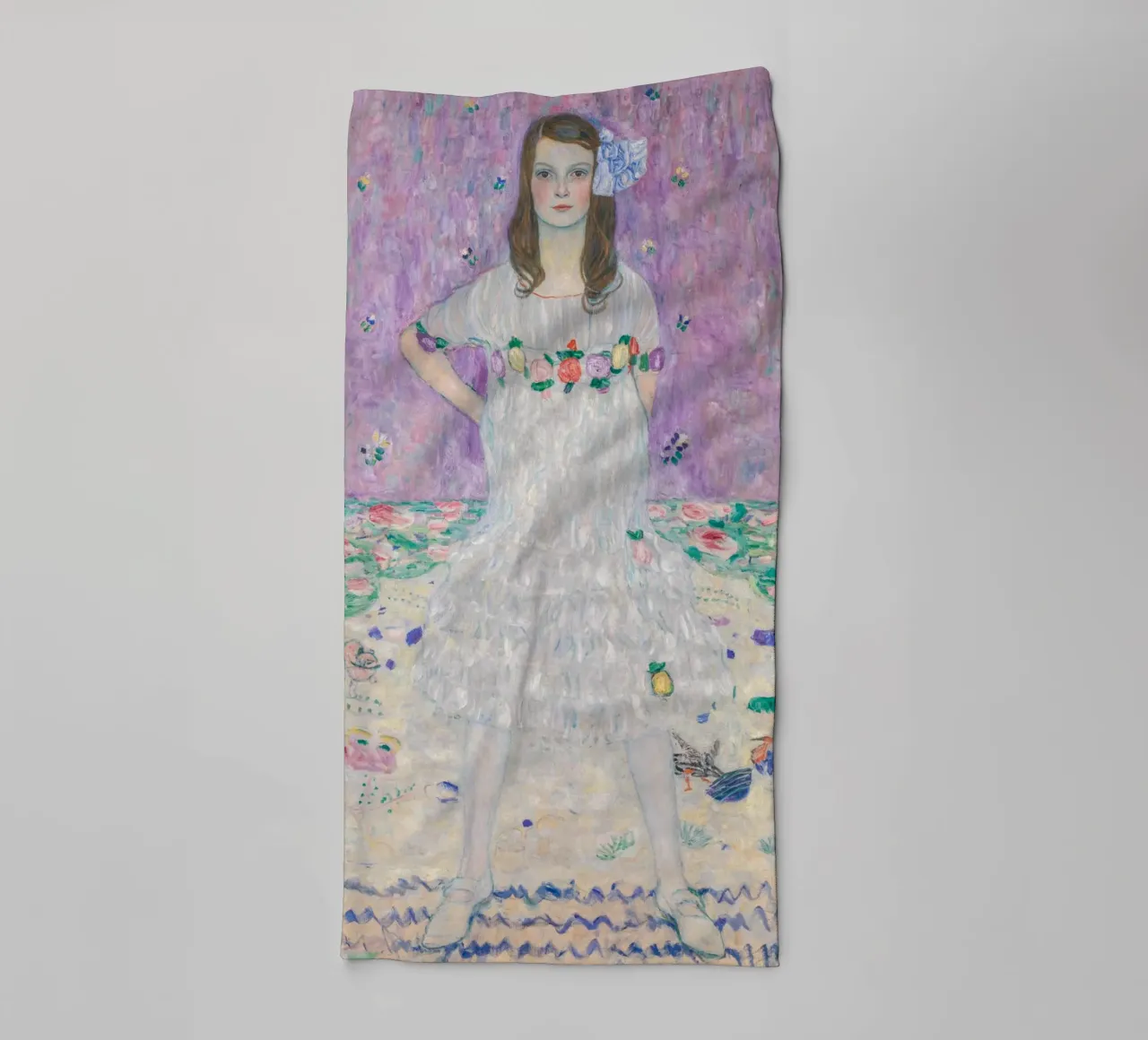 Ritratto Mäda Primavesi, Gustav Klimt asciugamano da bagno da Carinaprint