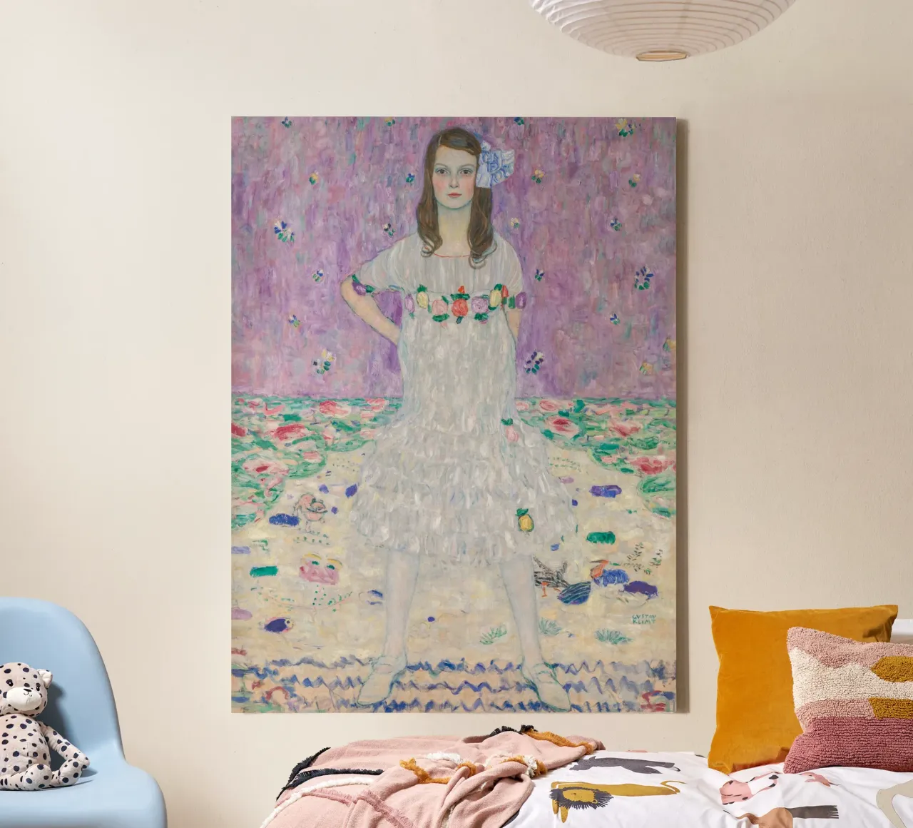 Portrait Mäda Primavesi, Gustav Klimt canvas by Carinaprint