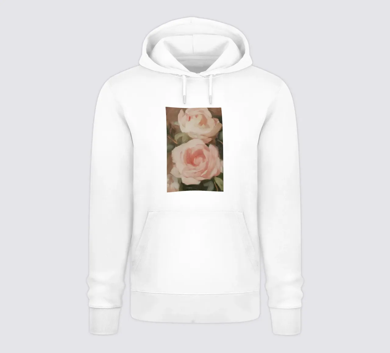 Bodegón de rosas sudadera con capucha de Melloi Art Print