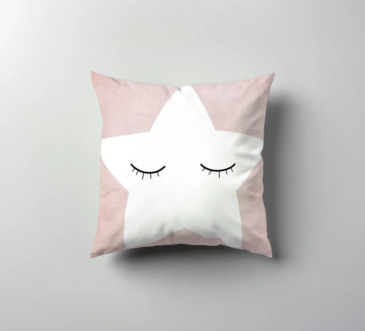 Kleiner Stern - rosa cuscino da BAINAI KIDS