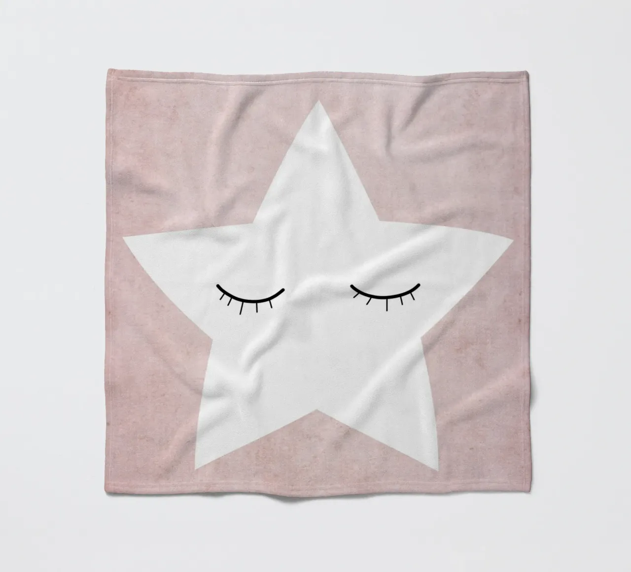 Kleiner Stern - rosa coperta in pile da BAINAI KIDS