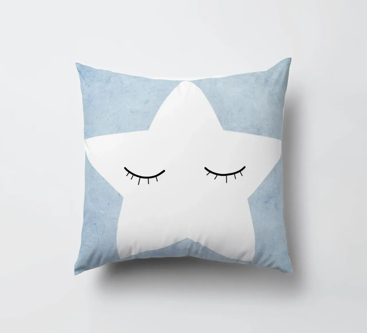 Kleiner Stern - blau cuscino da BAINAI KIDS