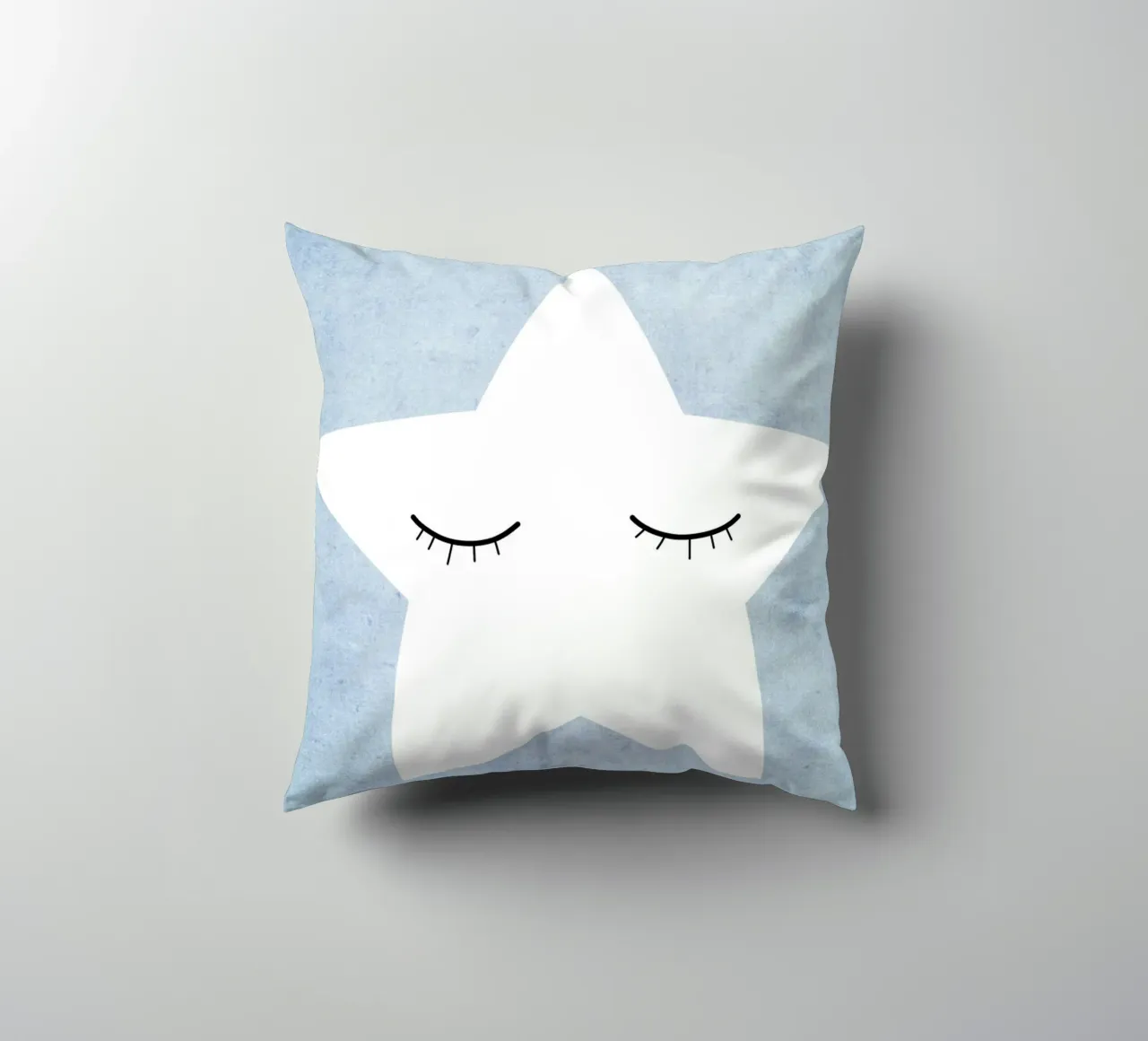 Kleiner Stern - blau cuscino da BAINAI KIDS