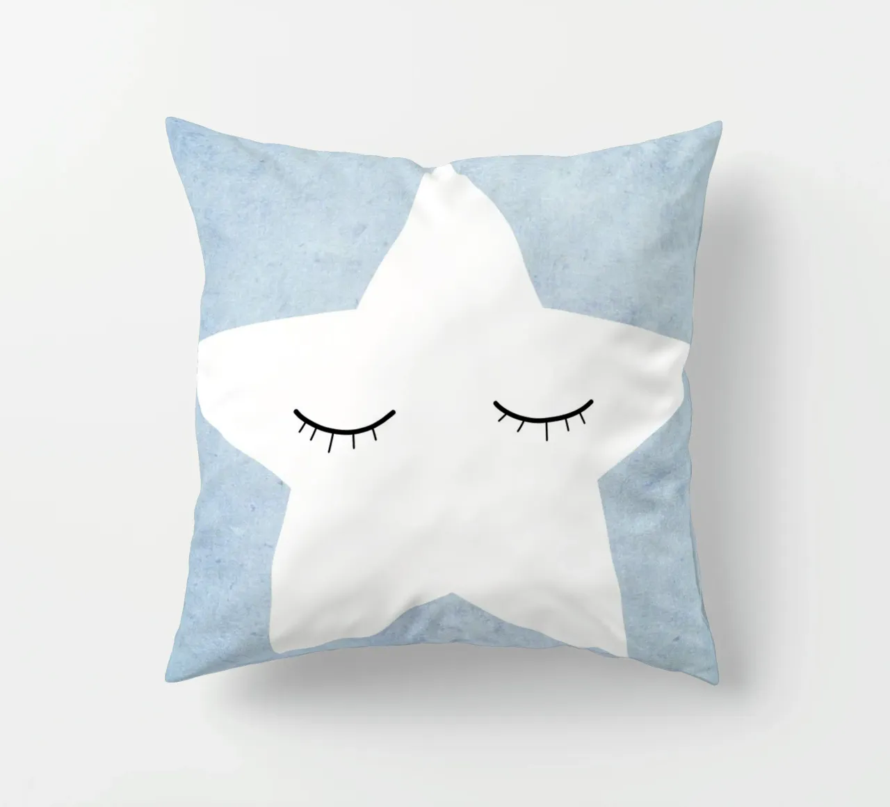 Kleiner Stern - blau cuscino da BAINAI KIDS