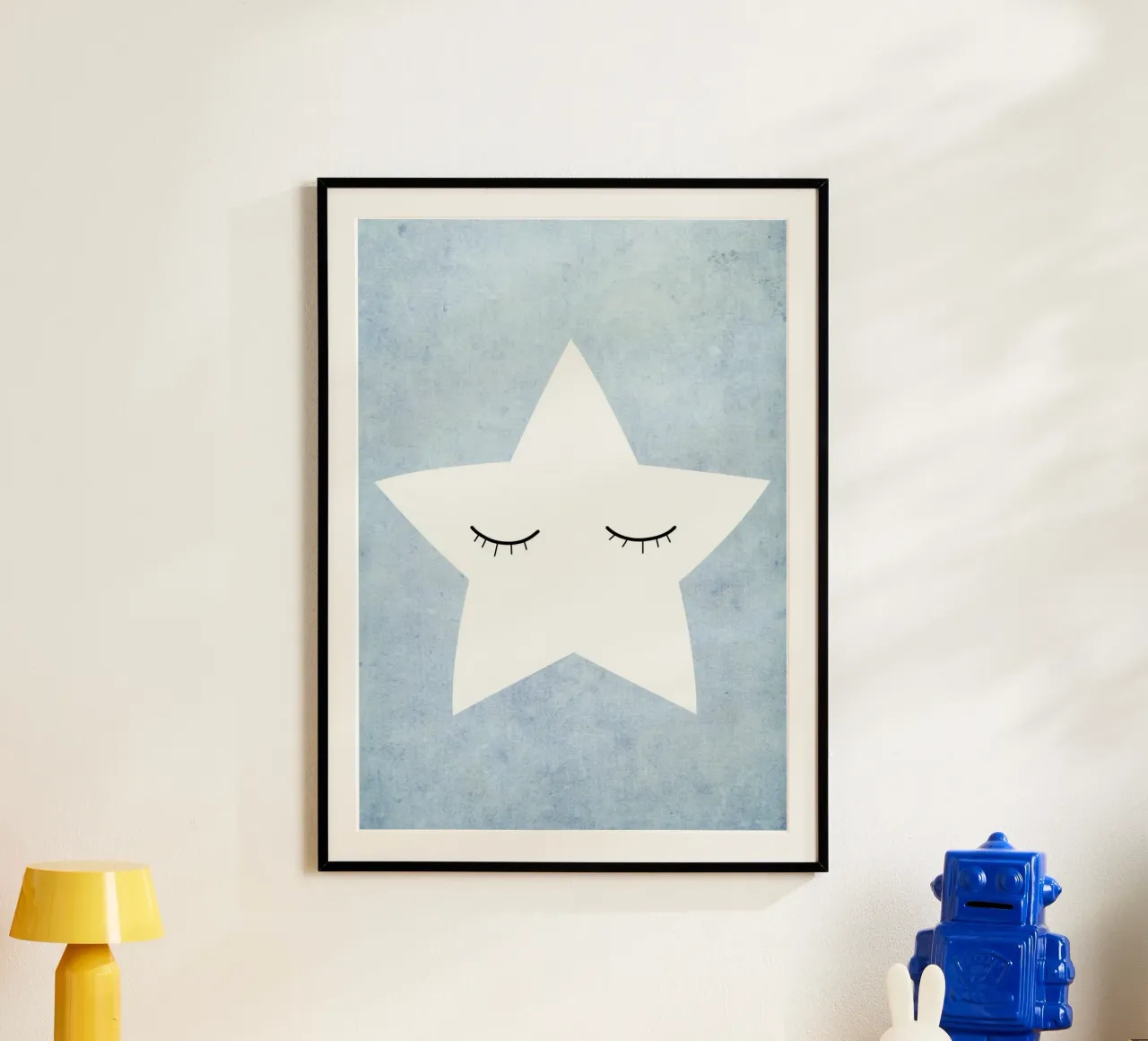 Kleiner Stern - blau carta hahnemühle da BAINAI KIDS