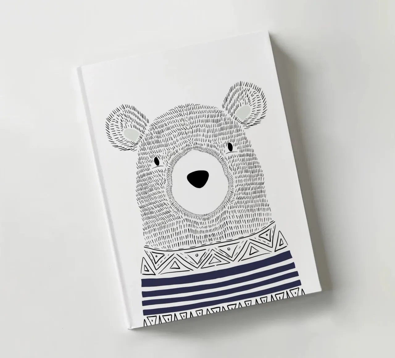 Skandinavischer Bär notebook by BAINAI KIDS