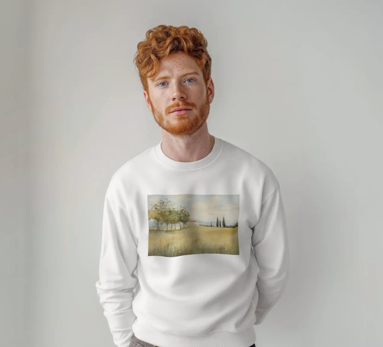 Campagna toscana felpa da Melloi Art Print