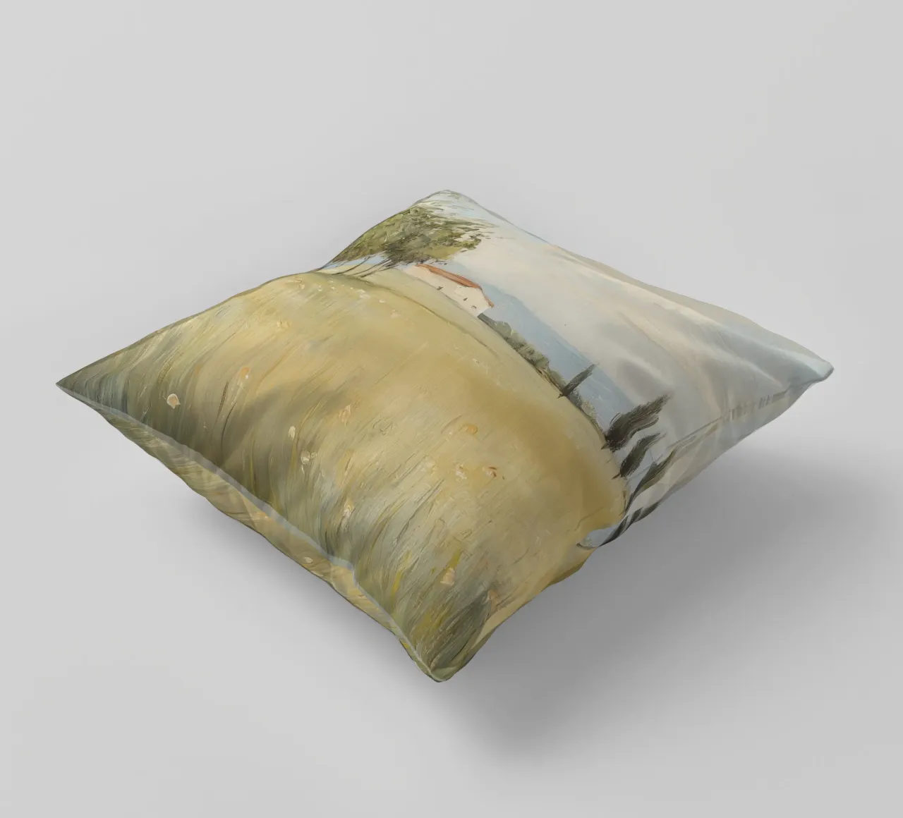 Campagna toscana cuscino da Melloi Art Print