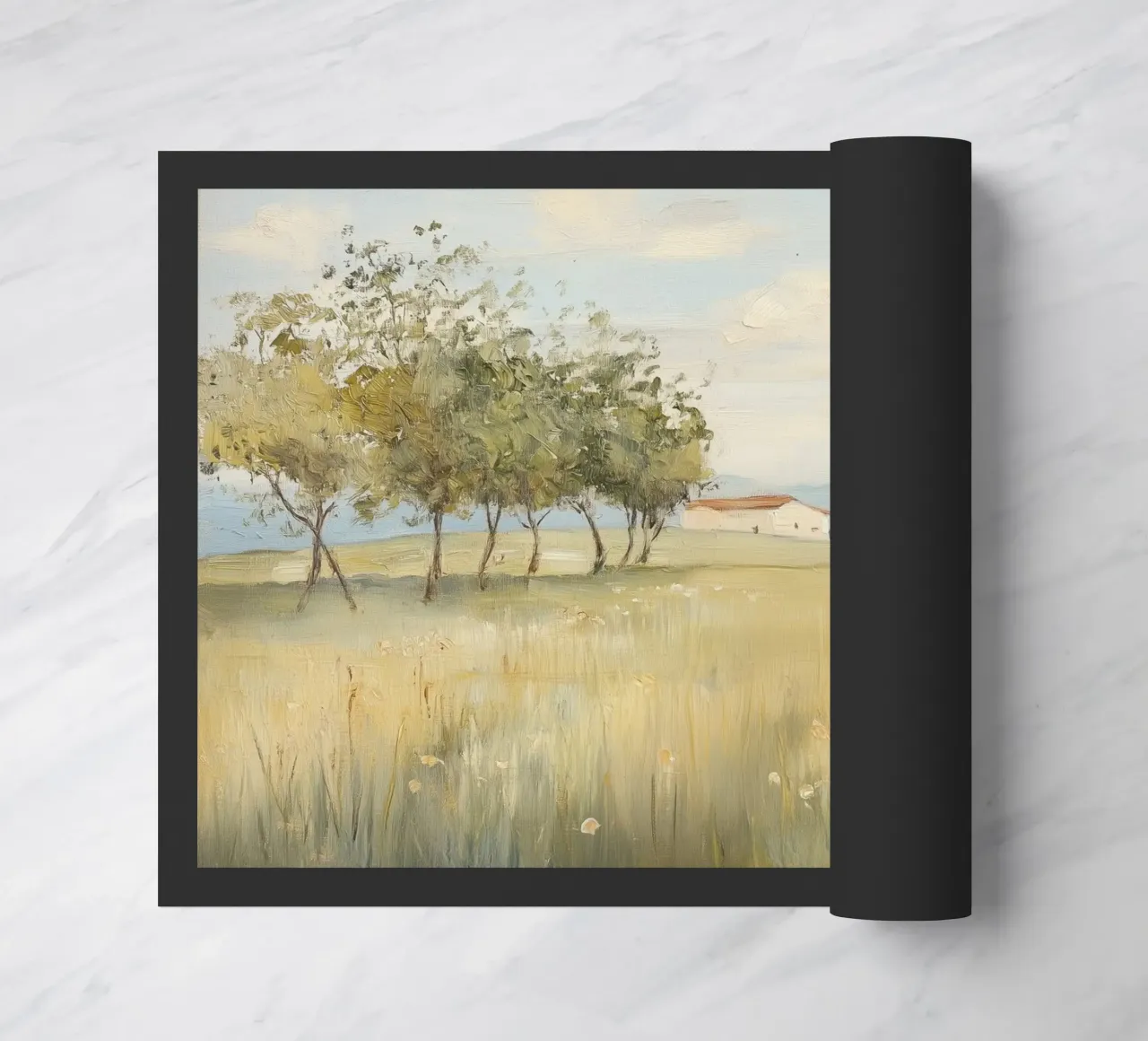 Campagna toscana zerbino da Melloi Art Print